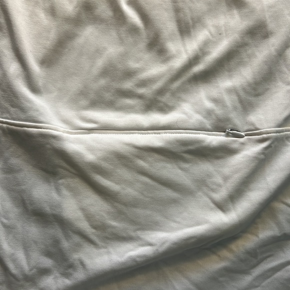 VS PINK Ultimate black white deep quarter zip track jacket back zip pocket small - Picture 5 of 5